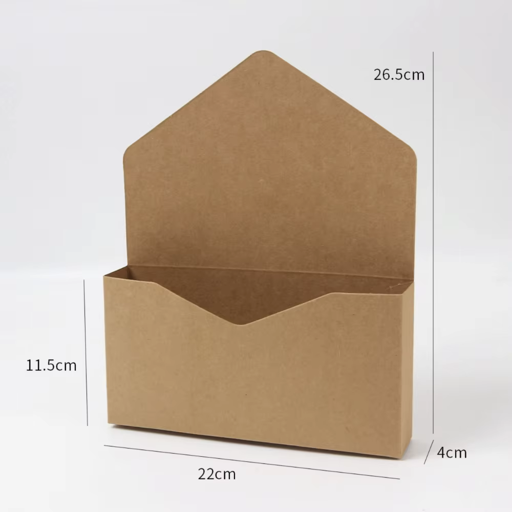 Lot de 5 boîtes élégantes faites à la main pour fleurs