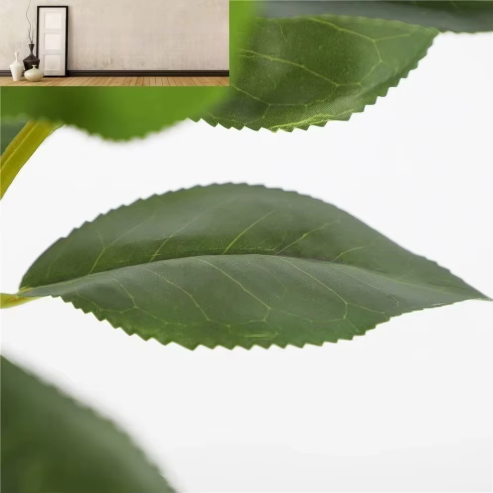 Arbre de camélia artificiel simulé en soie rouge | Décorations de fenêtre de jardin et de magasin de maison de vacances