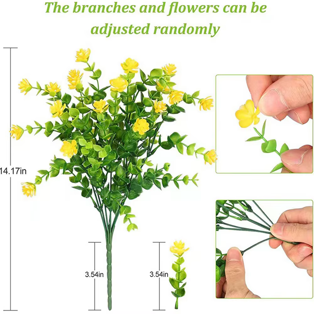 Fleurs artificielles pour décoration de jardin