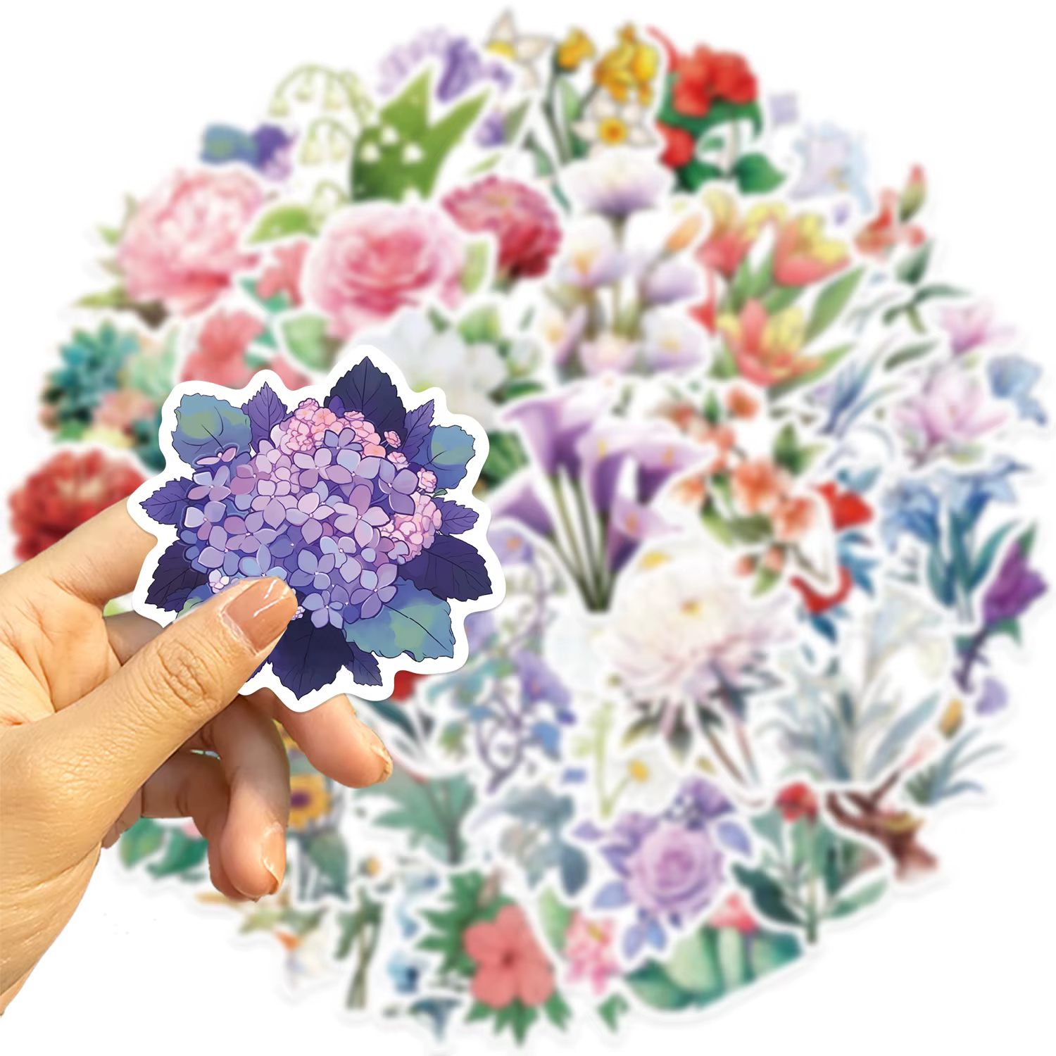 Autocollants plantes et fleurs