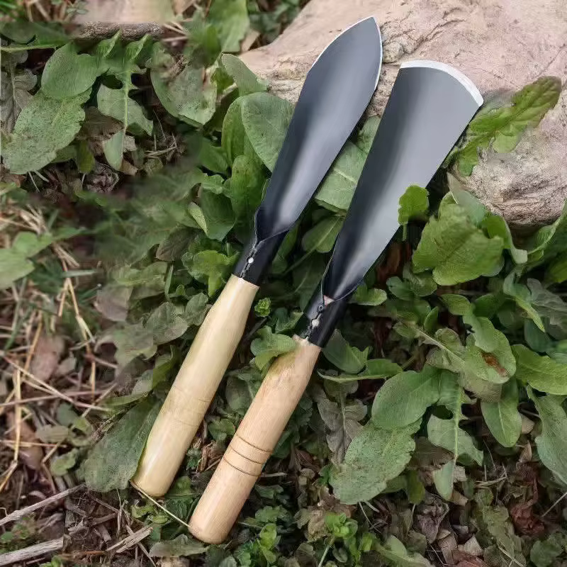 Pelle de jardin polyvalente pour planter des fleurs, désherber, ameublir la terre, récolter des légumes sauvages – Ensemble d'outils horticoles