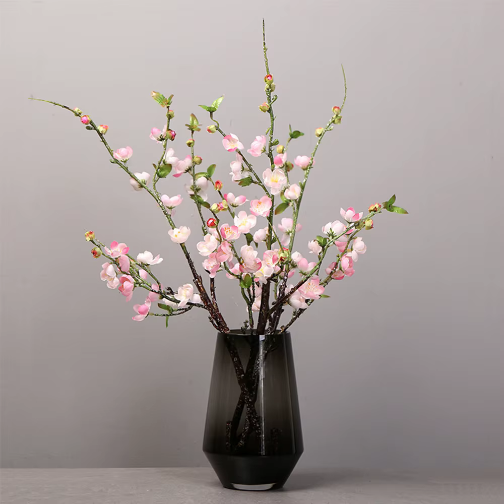 Branches de fleurs artificielles en soie