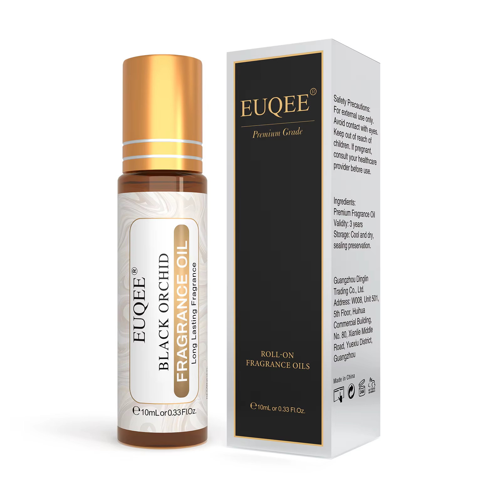 EUQEE – ensemble d'huiles parfumées série fleurs