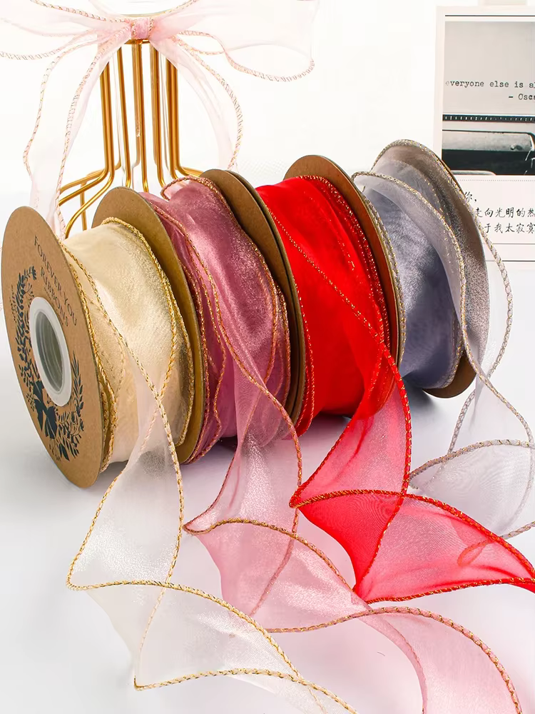 Ruban Sirène à Bord localité de 1.6 Pouces, Emballage de Fleurs, Décoration de Boîte-Cadeau, Accessoires de Cheveux Faits à la Main, DIY