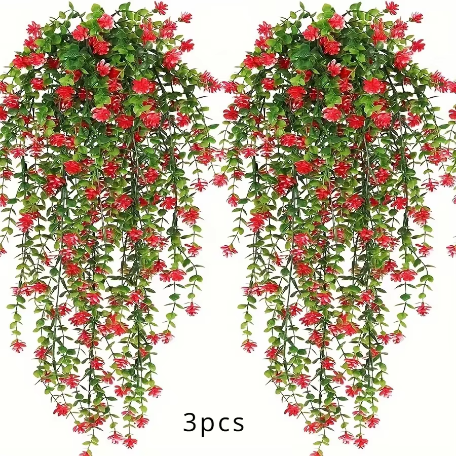 3 pièces, plantes suspendues artificielles fausse plante suspendue