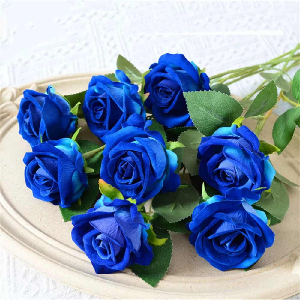 Bouquet de roses artificielles