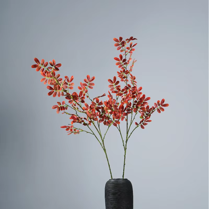 5 pièces de plantes vertes artificielles en plastique pour mariage