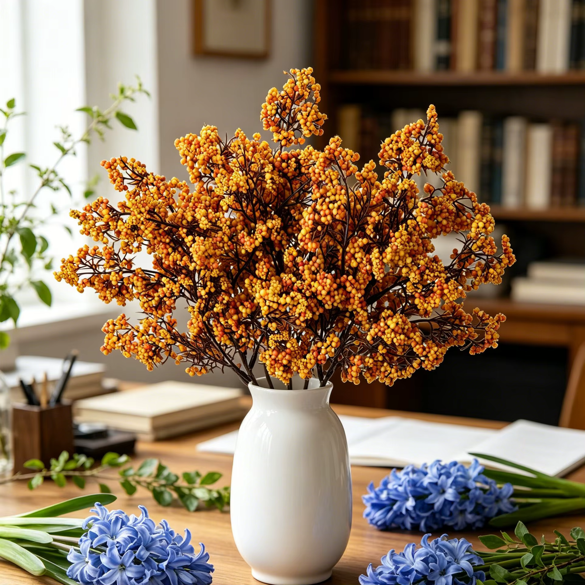 Plante artificielle de fleurs de hiver