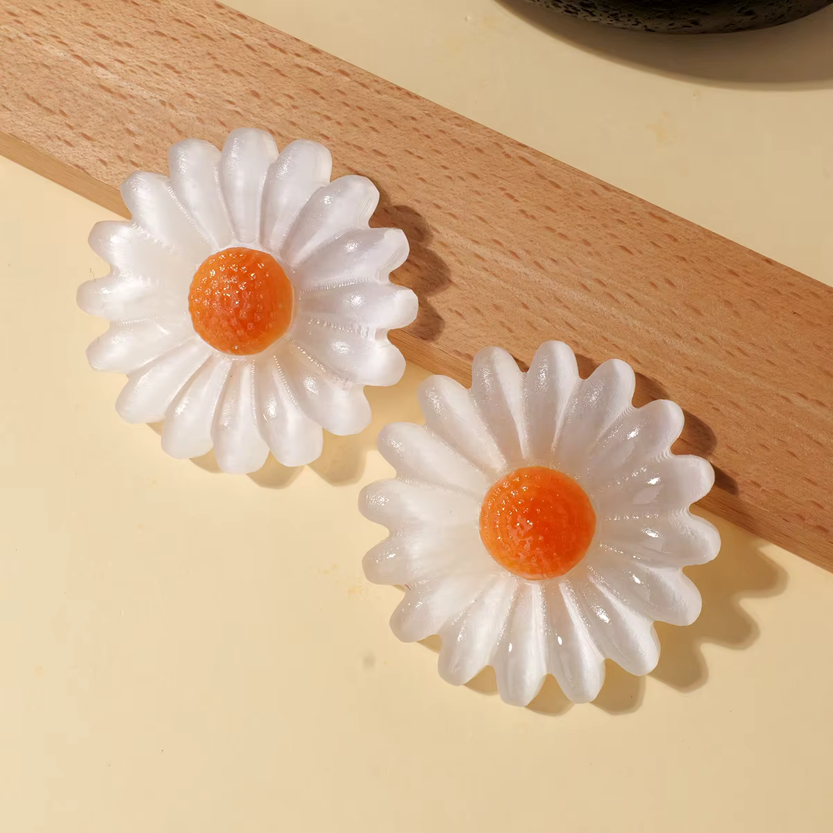 Fleur de sélénite blanche en cristal naturel