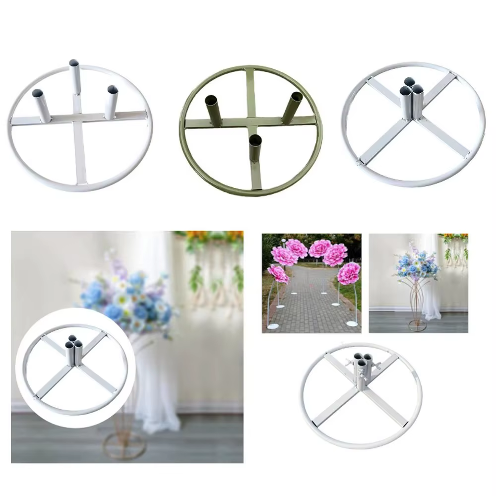 Support de présentation de fleurs en fer