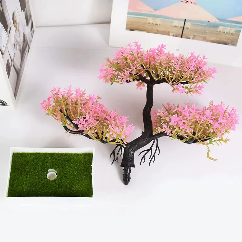 Plantes Artificielles Bonsaï en Pot