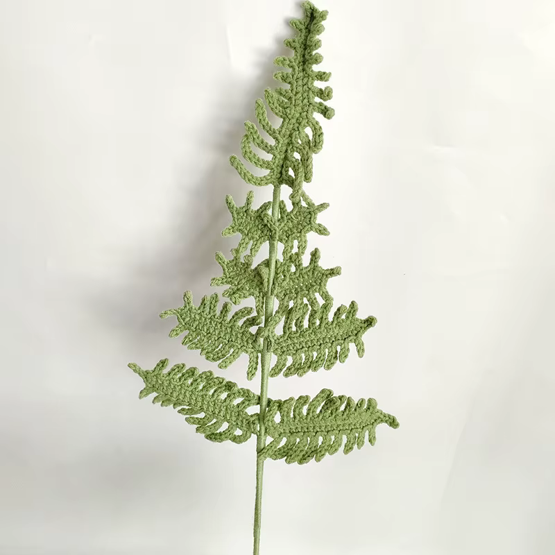 Bouquet de Fleurs avec Feuilles de Fougère et Enge Fini