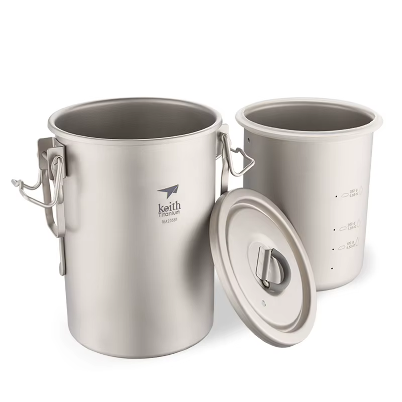 Keith – cuiseur vapeur de riz en titane 900ml