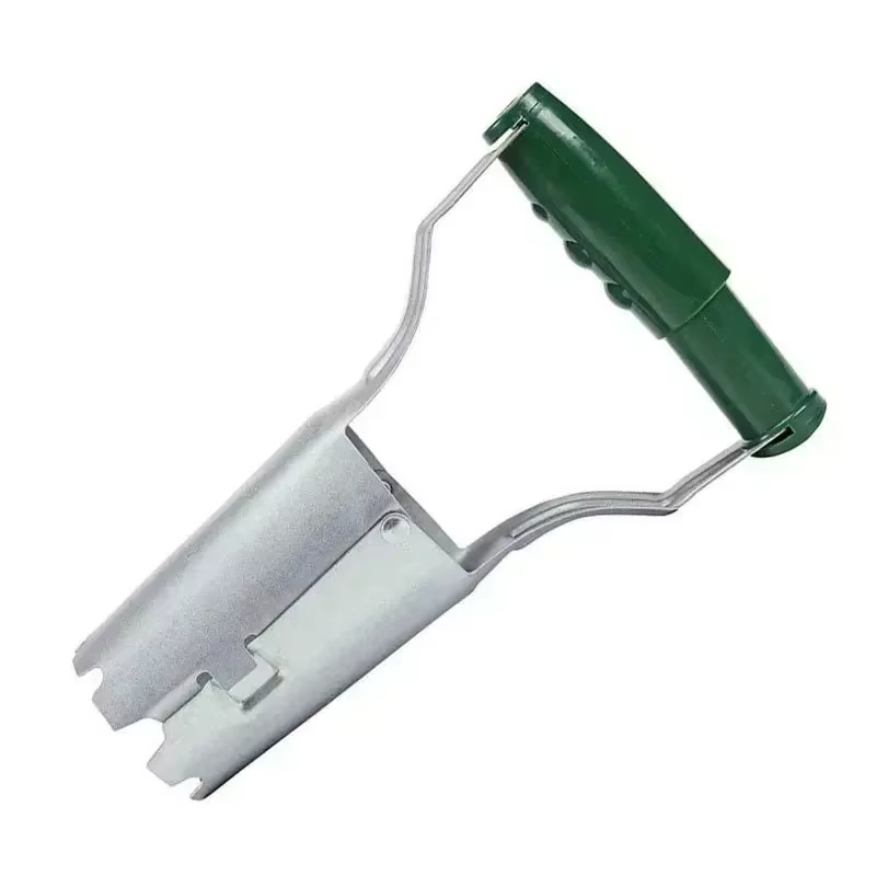 Semoir de plantation de fleurs en acier inoxydable avec manche en bois pour le jardinage