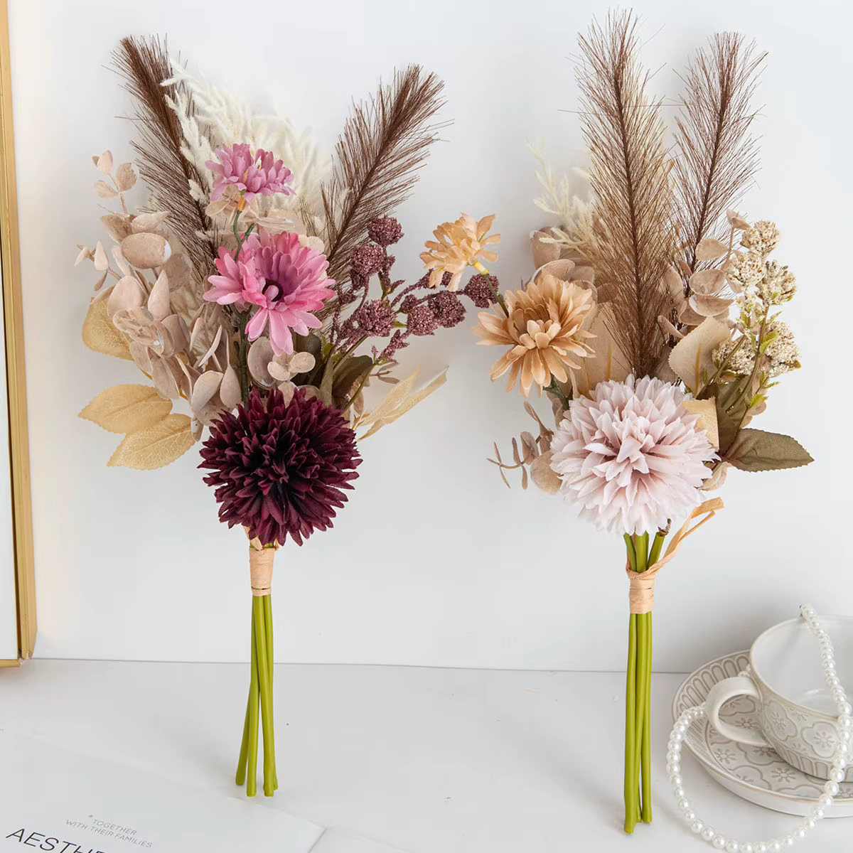 Simulation de chrysanthème Dahlia