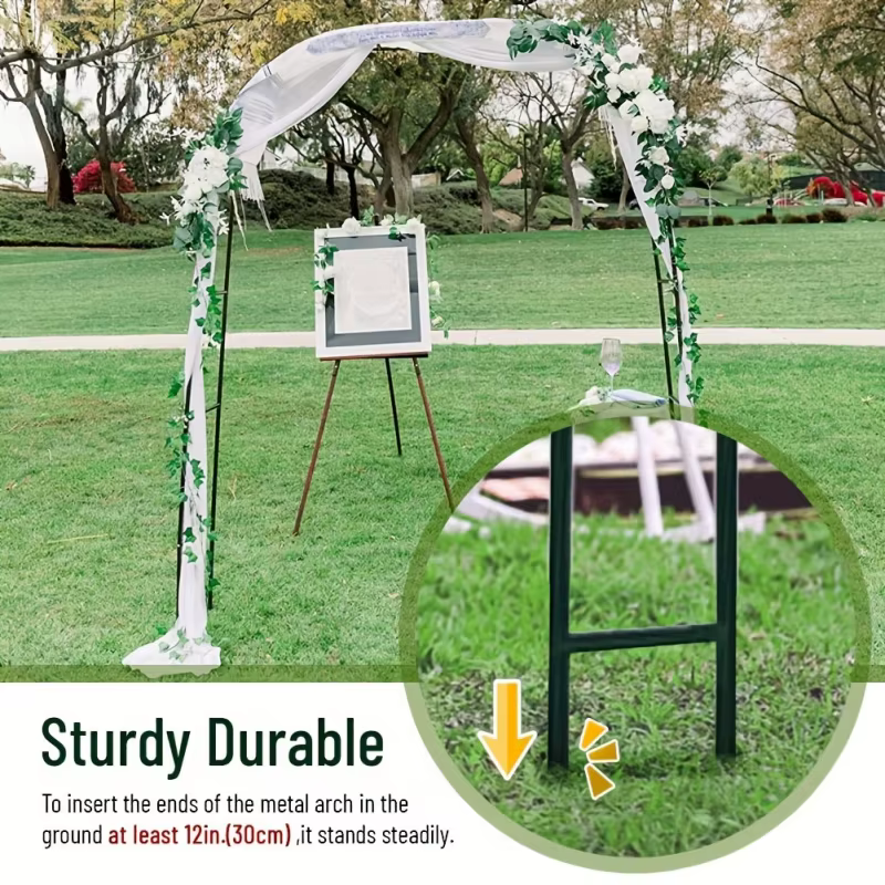 Arche de jardin personnalisée renforcée pour plantes grimpantes (roses