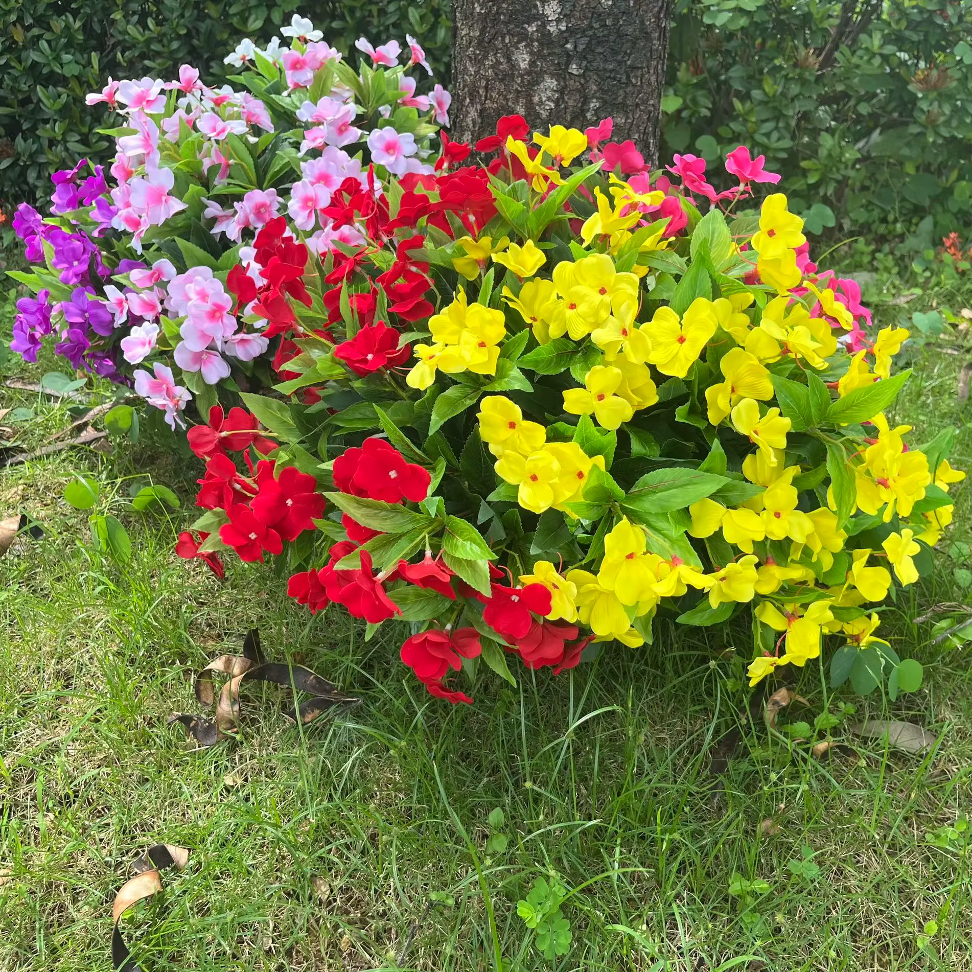 Htmeing fleurs artificielles 15.7 pouces