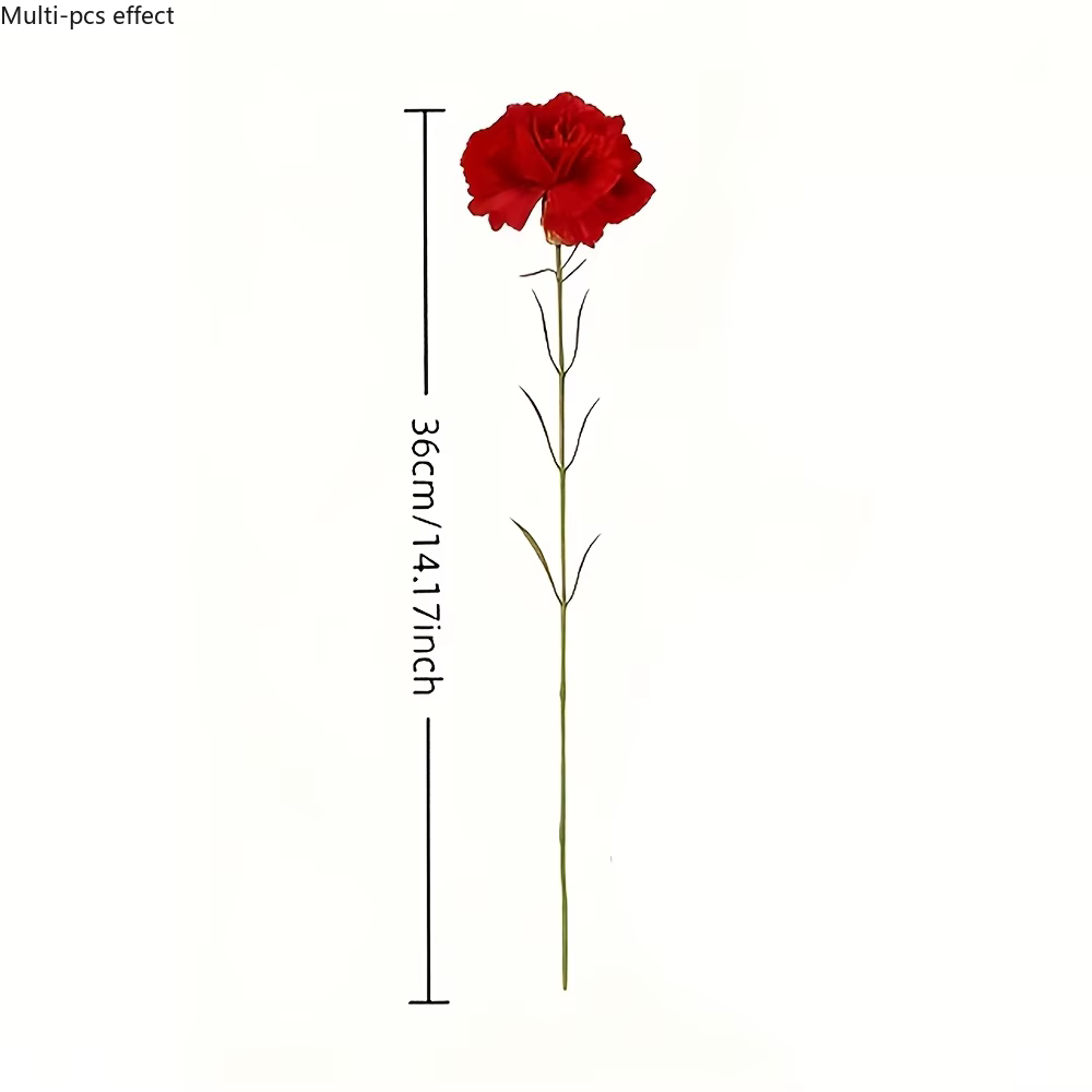 Fleurs de carnations synthétiques