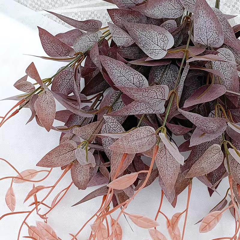 Feuille de plante artificielle en soie