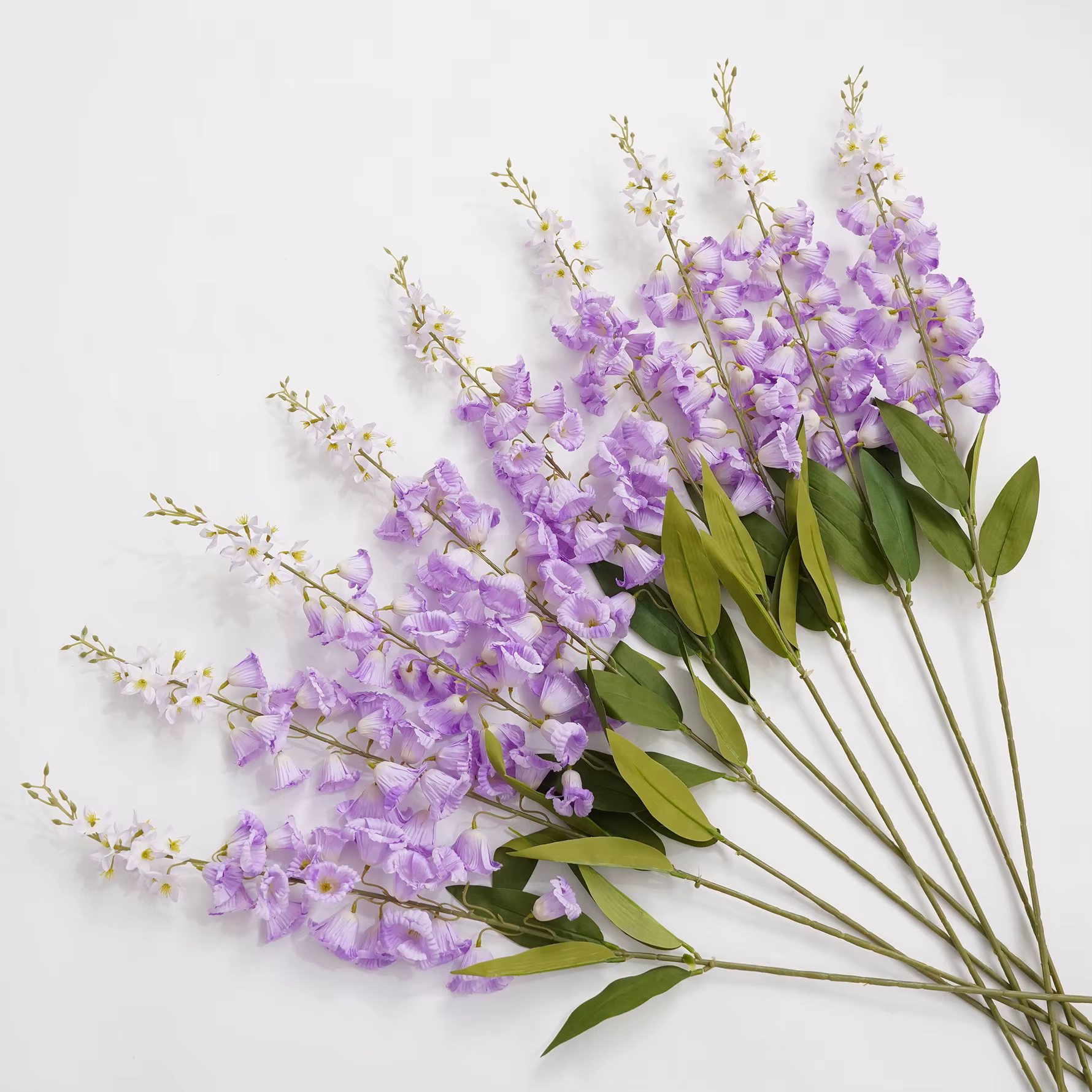 Fleur artificielle Angela A9991 en forme de campanule violette