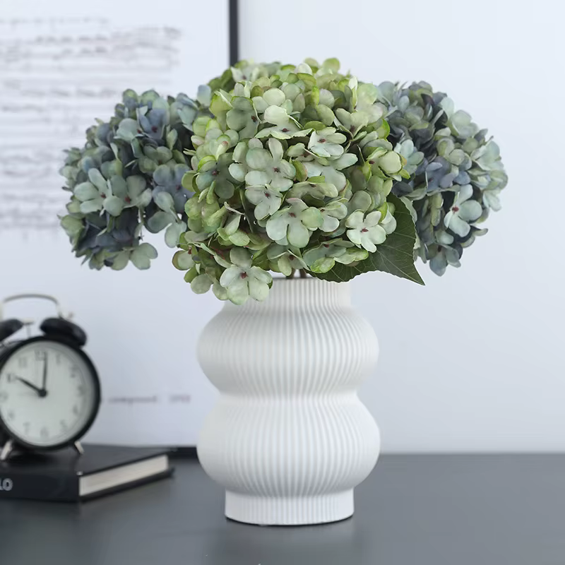Hortensia artificielle d'automne