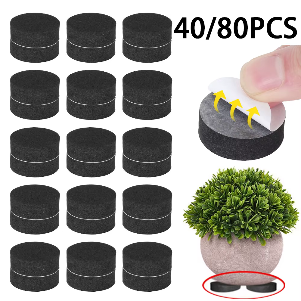 Rehausseurs de pieds en caoutchouc naturel pour pots de fleurs