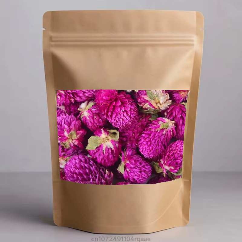 Fleurs séchées de Gomphrena naturelles rouge et violet – Décor de haute qualité pour la fabrication de savon