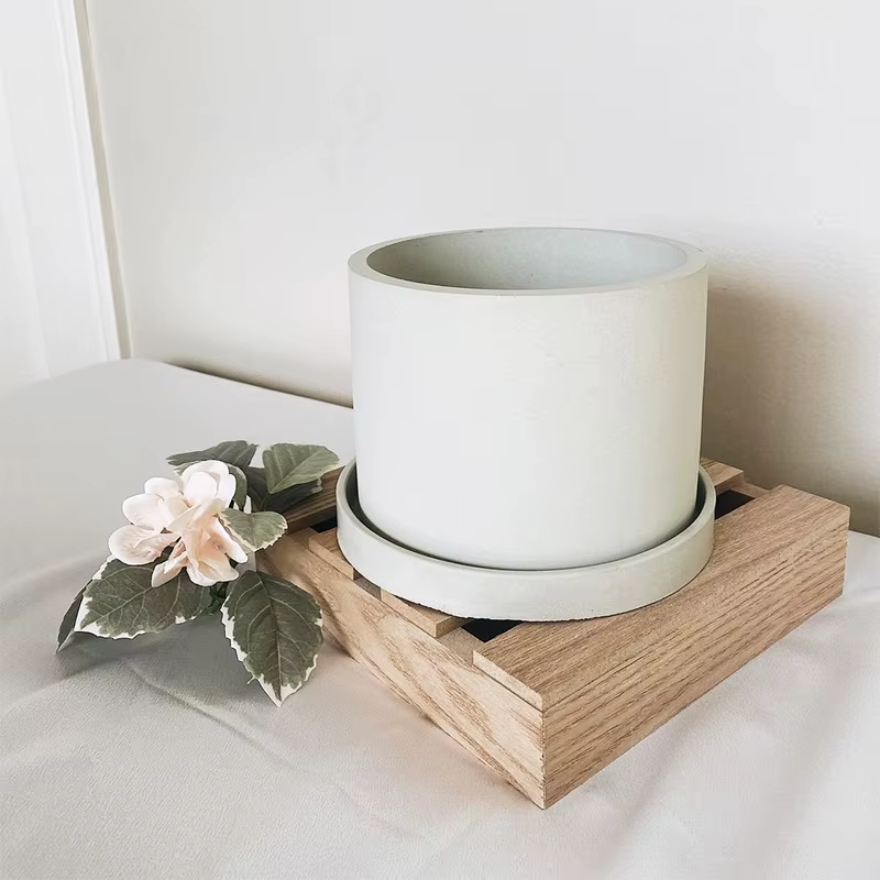 Grands moules ronds en ciment pour pot de fleur
