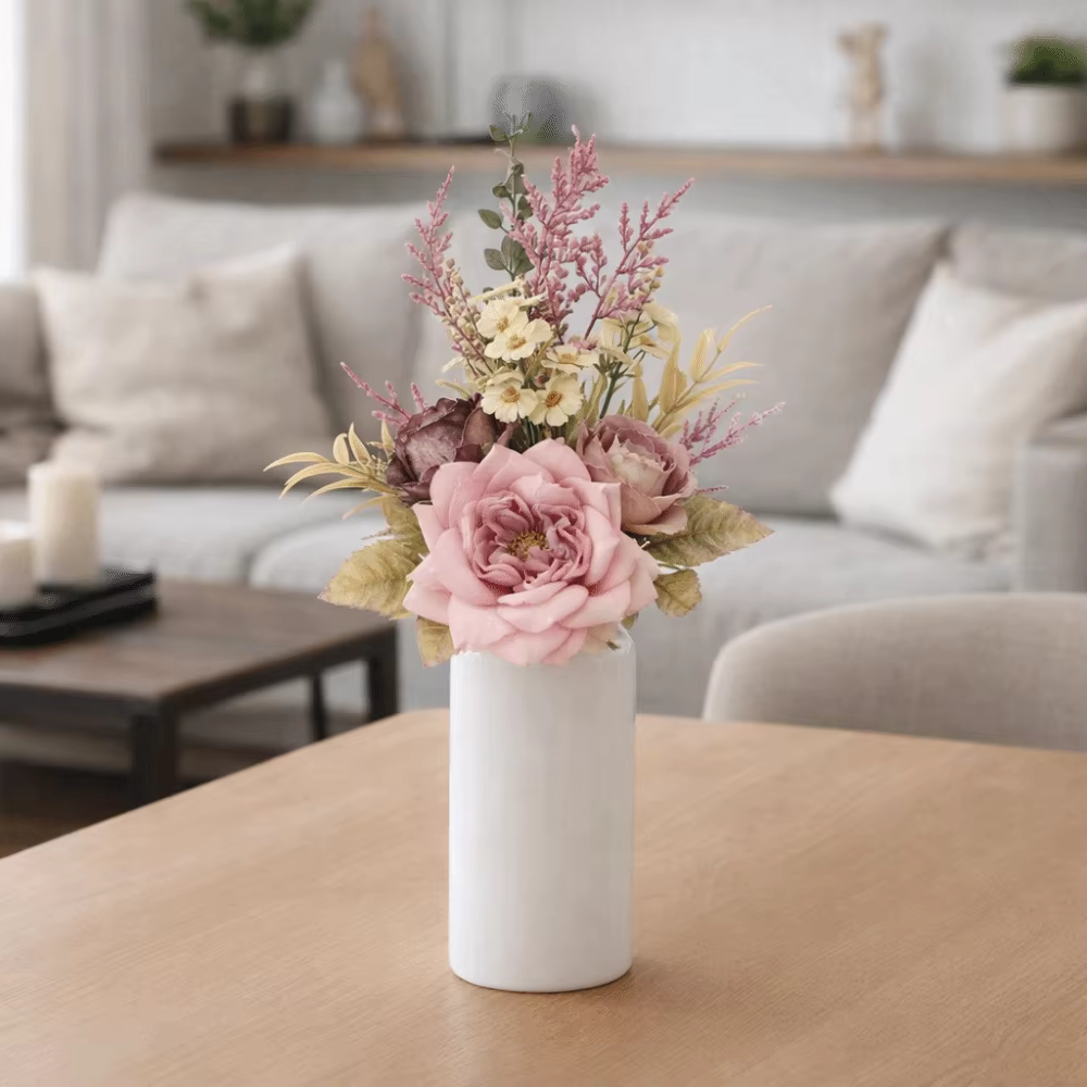 Accessoires photo : Bouquet de fleurs artificielles à toucher réel