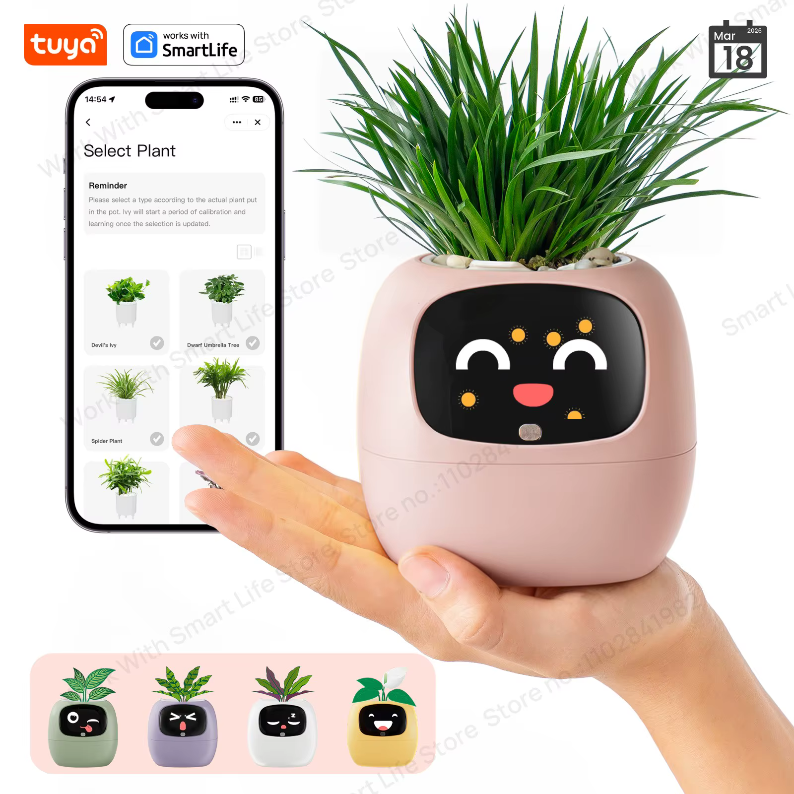 NOUVEAU Robot intelligent pour plantes Tuya Ivy "Gen 2"