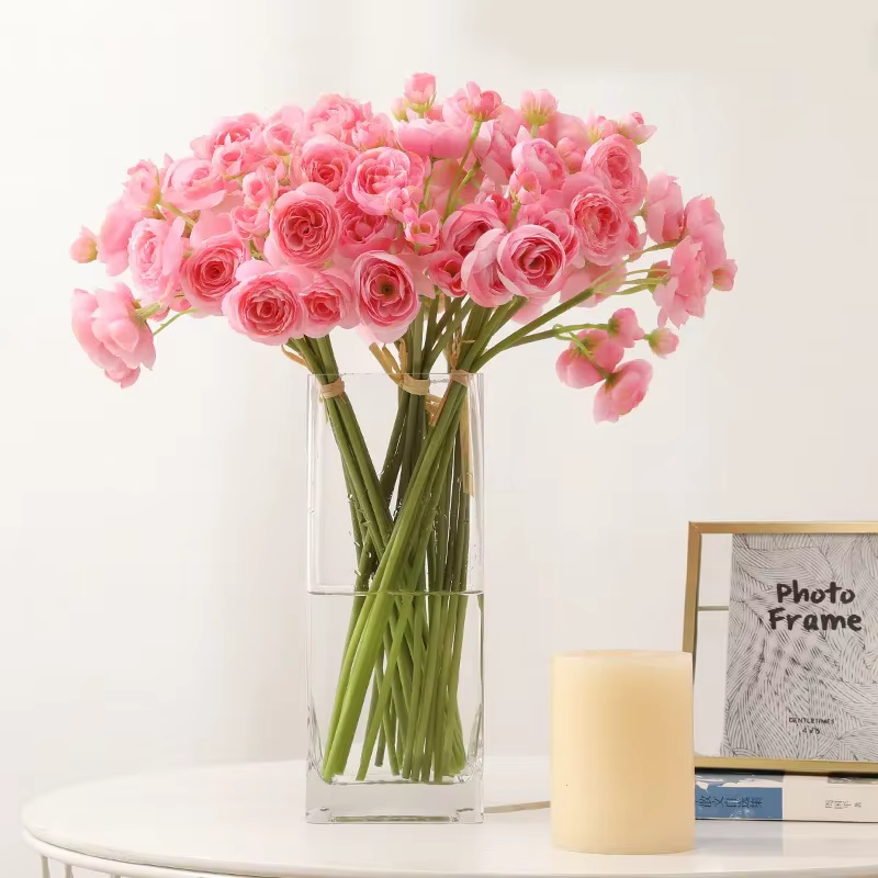 Bouquet de fleurs de thé artificielles de 40CM