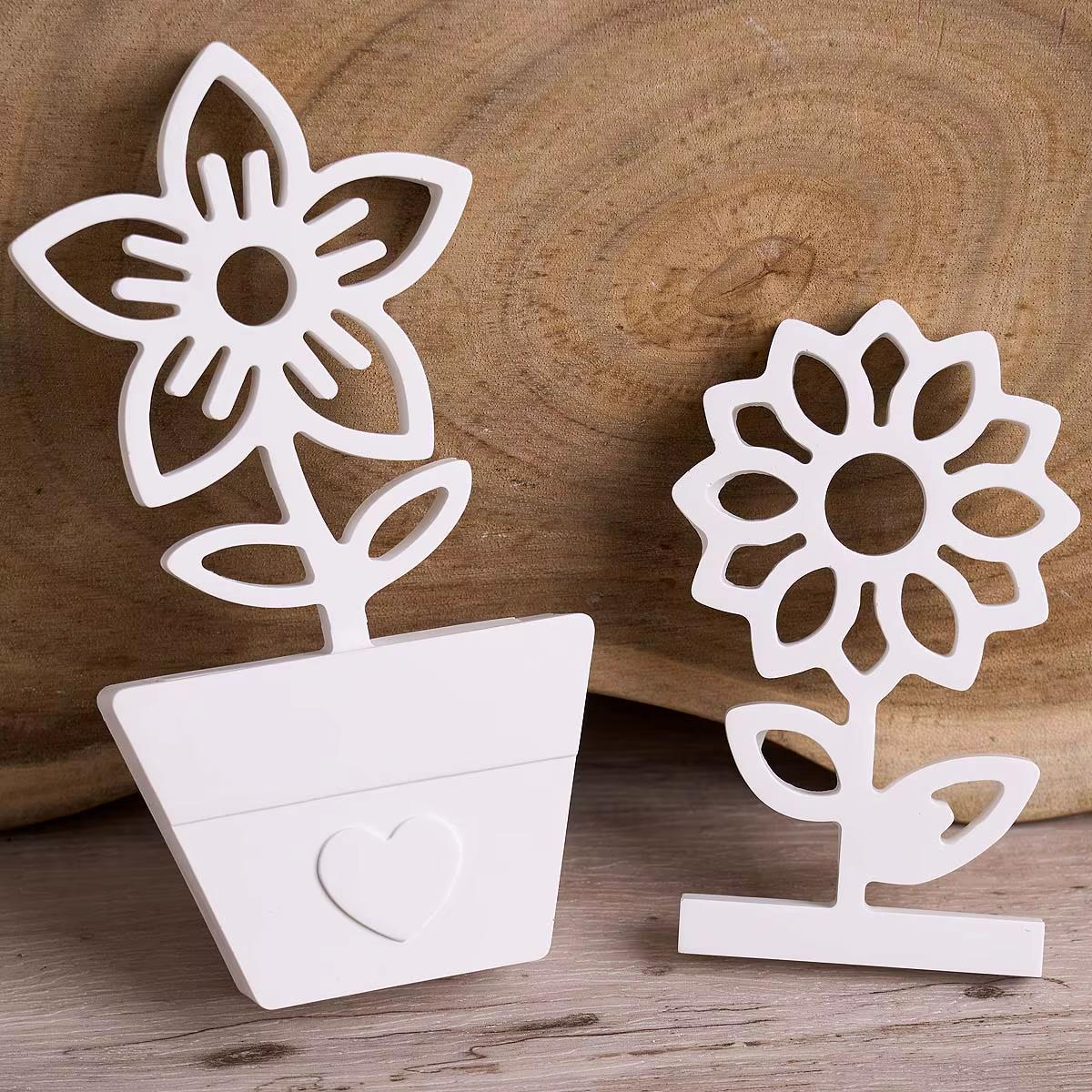 Pot de fleurs ornement Silicone moule bricolage conception creuse tournesol tulipe Acacia