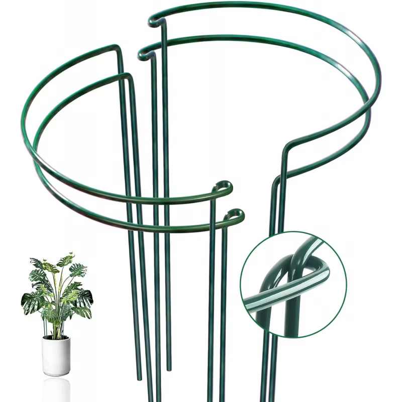 Support de treillis métallique semi-circulaire 35 cm (6-12 pièces) pour plantes d'intérieur