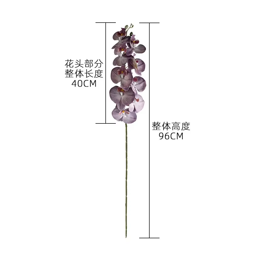Fleurs Artificielles Hydratantes Phalaenopsis au Toucher Réel
