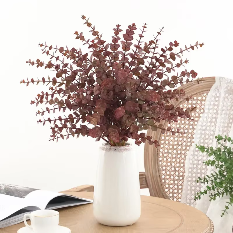 Aloès vert 10 pièces plante de Simulation en plastique Eucalyptus Milan herbe artificielle