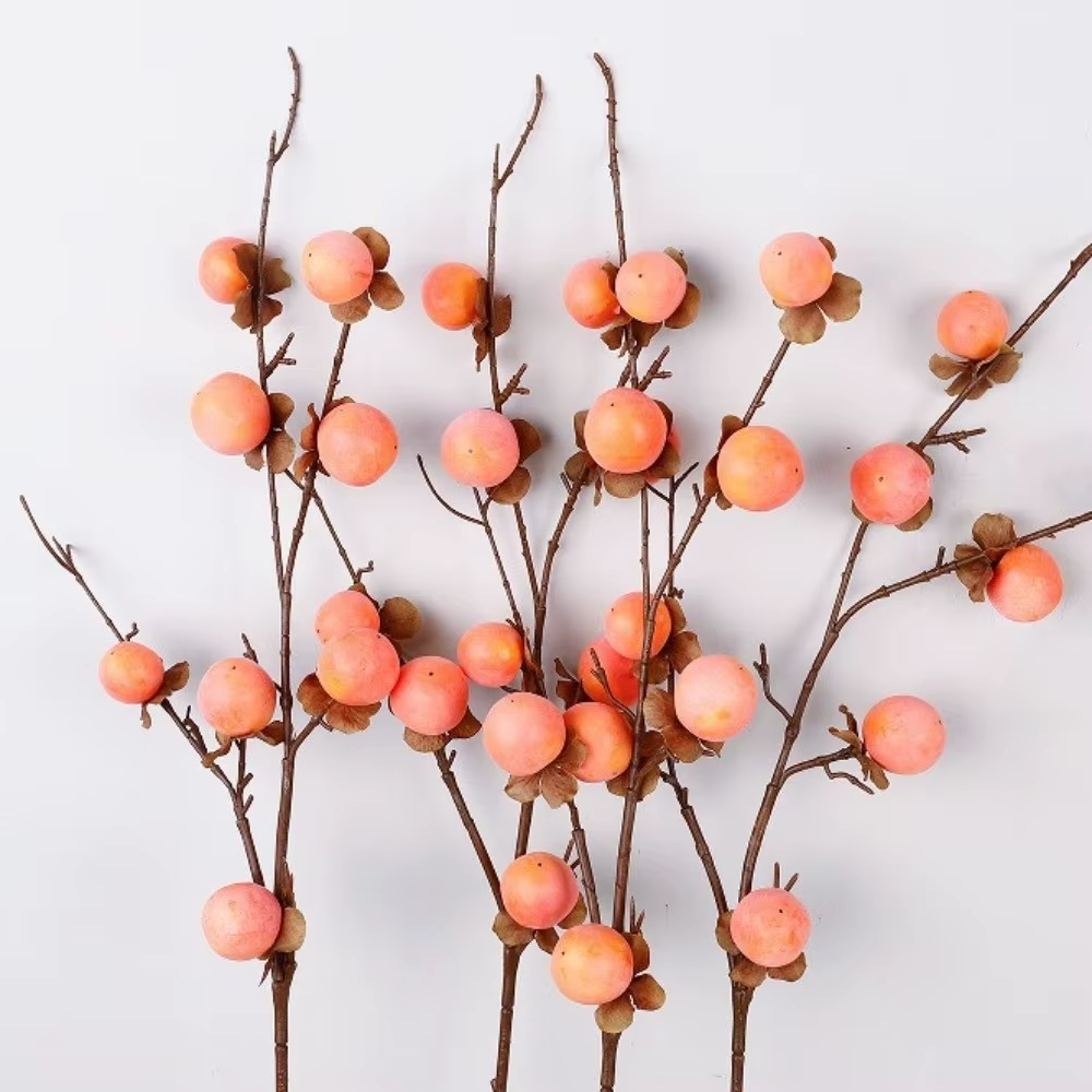 8 Branches artificielles de kaki