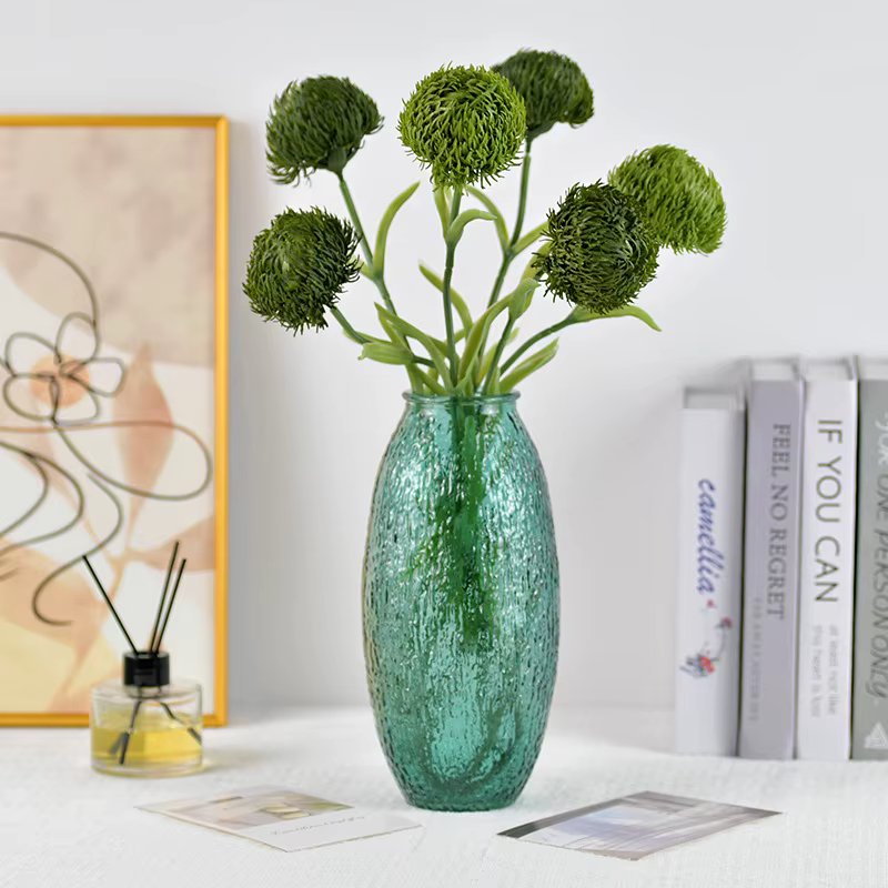 Plante artificielle Dianthus vert de 59 cm pour centre de table