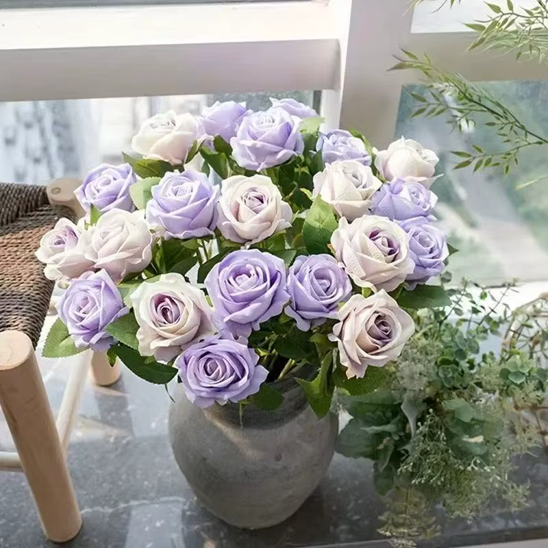 1/5/10/20 pièces Roses fleurs artificielles Rose fleur branche