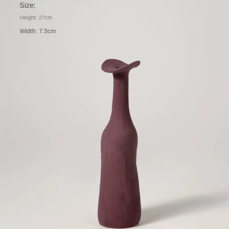 Petit vase en céramique de style nordique