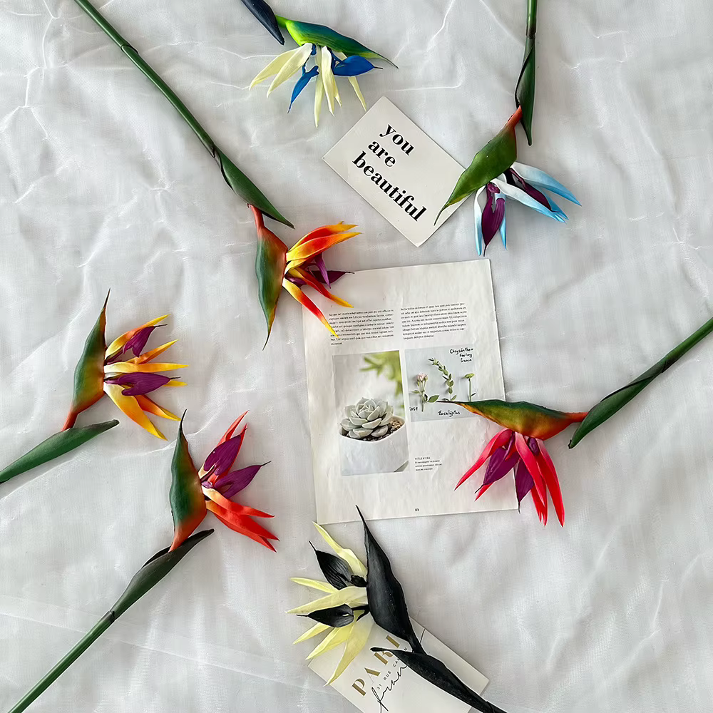 Fleur artificielle en PU au toucher réel