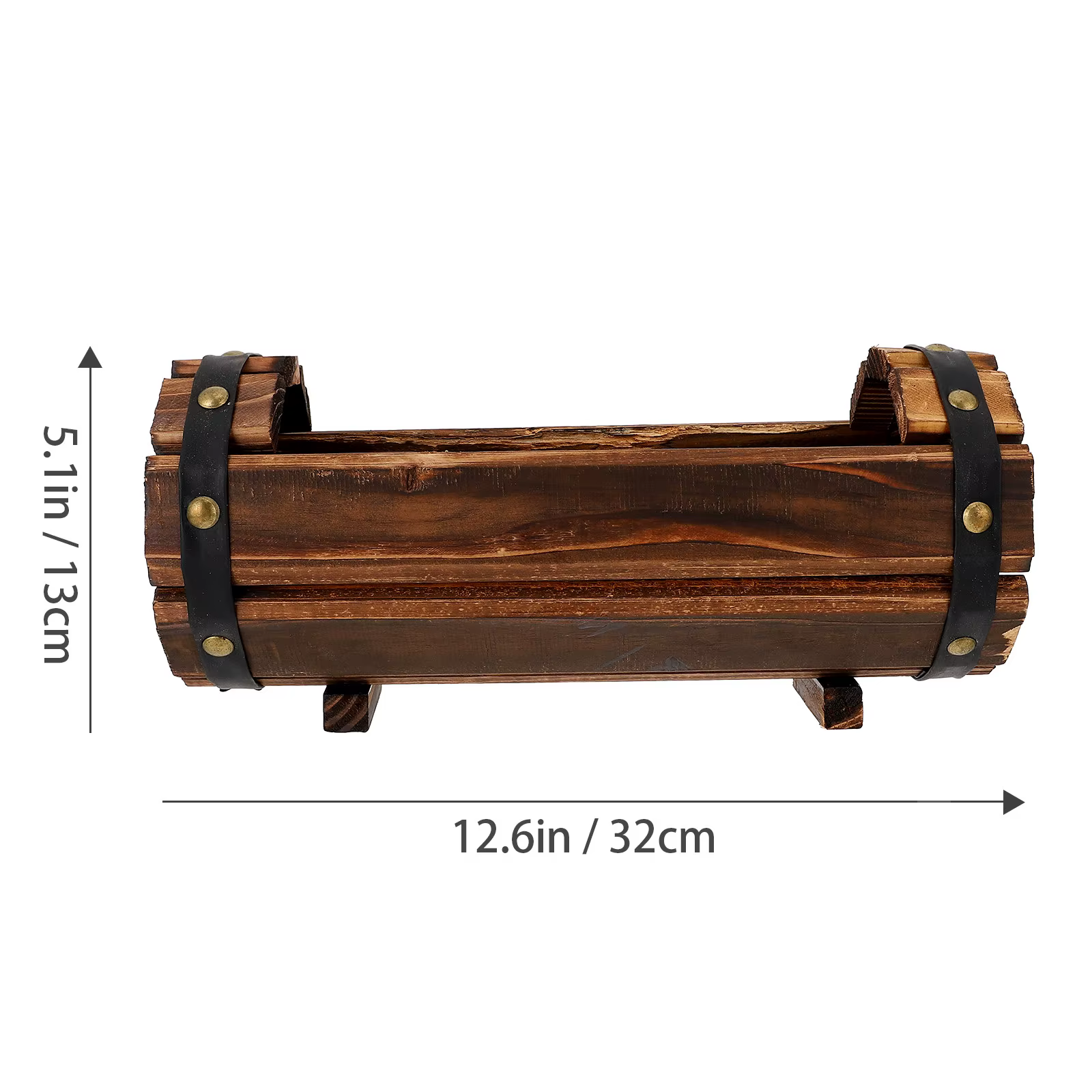 1 pièce - Jardinière vintage en bois massif anti-corrosion