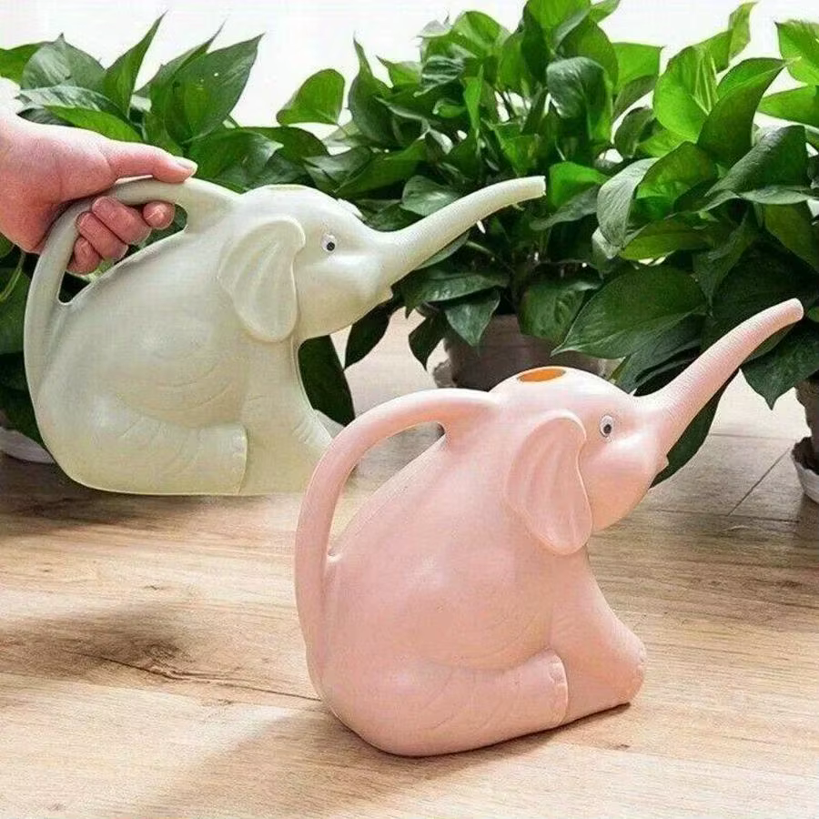1 pièce Arrosoir mignon en forme d'éléphant en PP