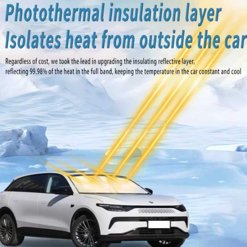 Pare-soleil de pare-brise avant pour Dacia Bigster 2024 ~ 2026 2025, pare-soleil de voiture hybride, isolation thermique, accessoires de refroidissement d'été