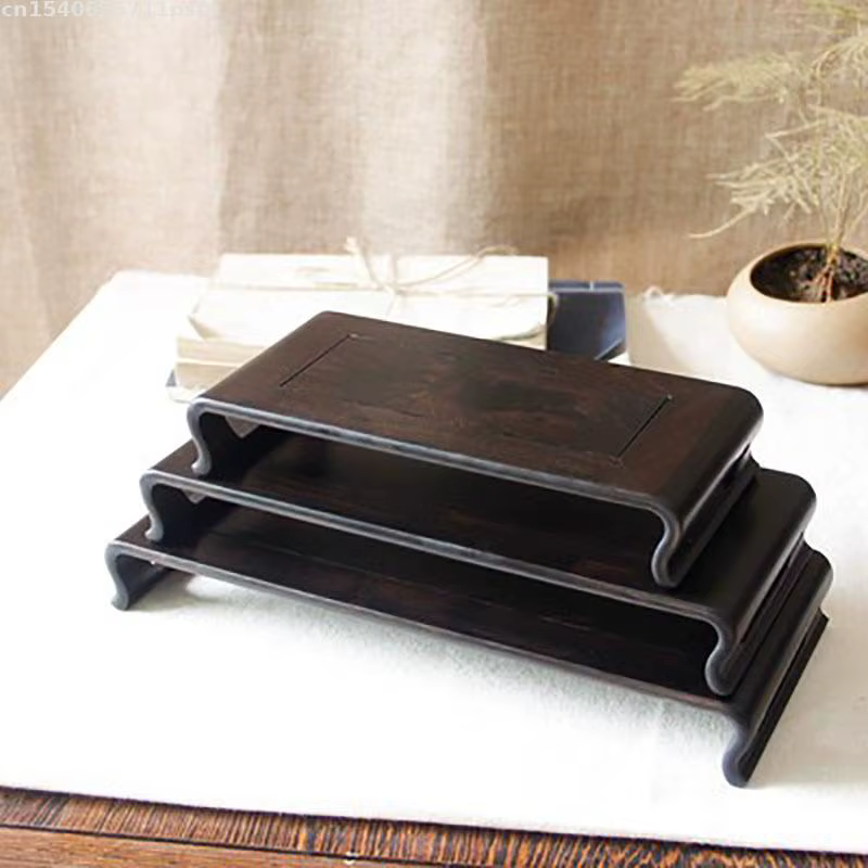 Support de présentation en bois (5 types) pour plantes