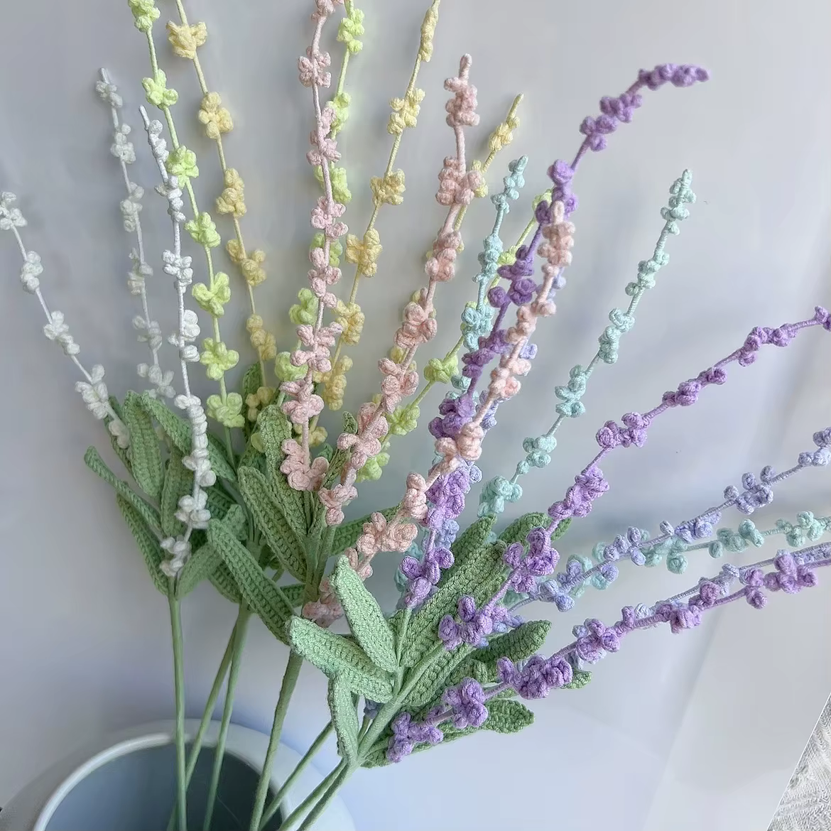 Fleurs de lavande au Crochet