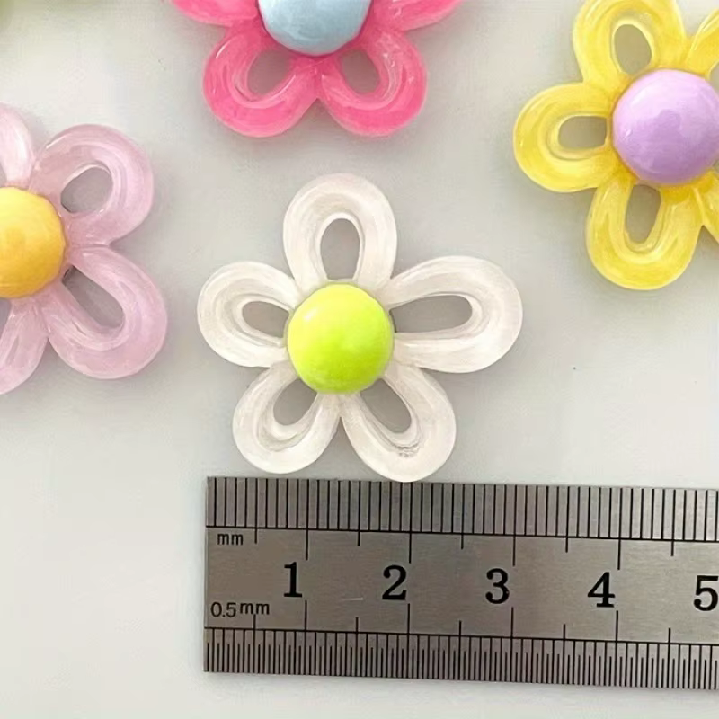 Aimant de réfrigérateur avec décoration florale de dessin animé