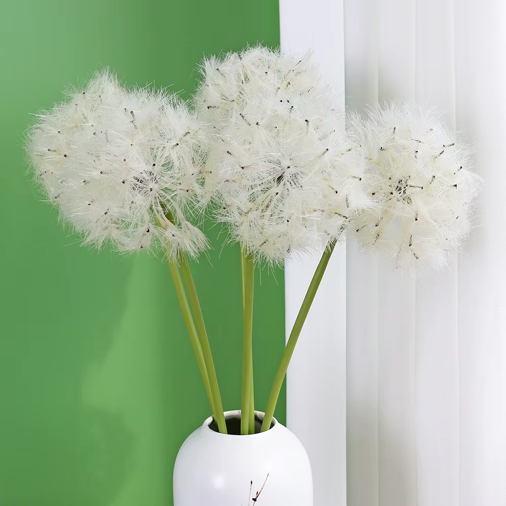 Fleurs de pissenlit artificielles