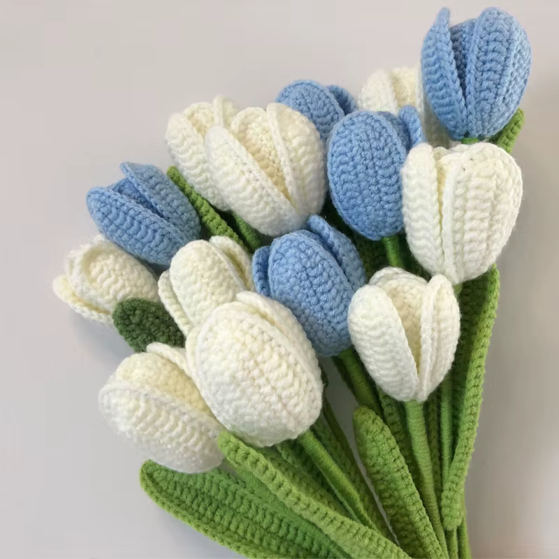 Tulipes artificielles au Crochet