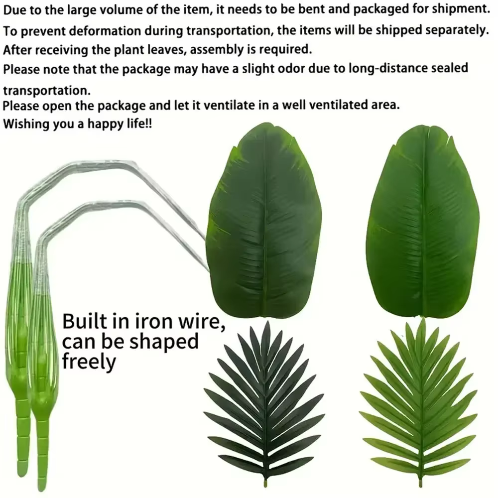 Arbre artificiel en plastique réaliste en forme de figuier à feuilles de violon