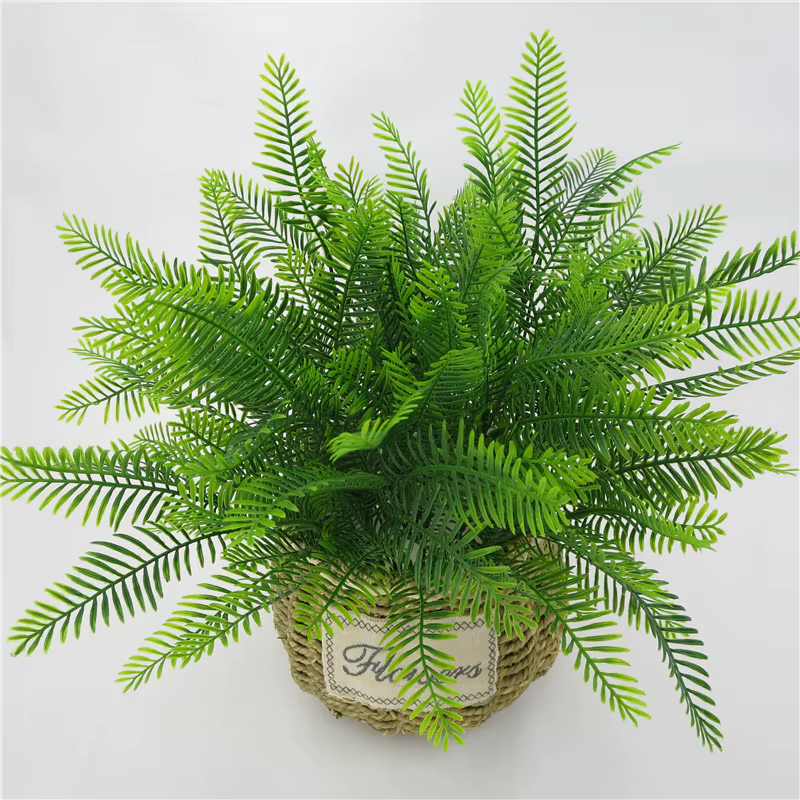 Plantes artificielles en plastique